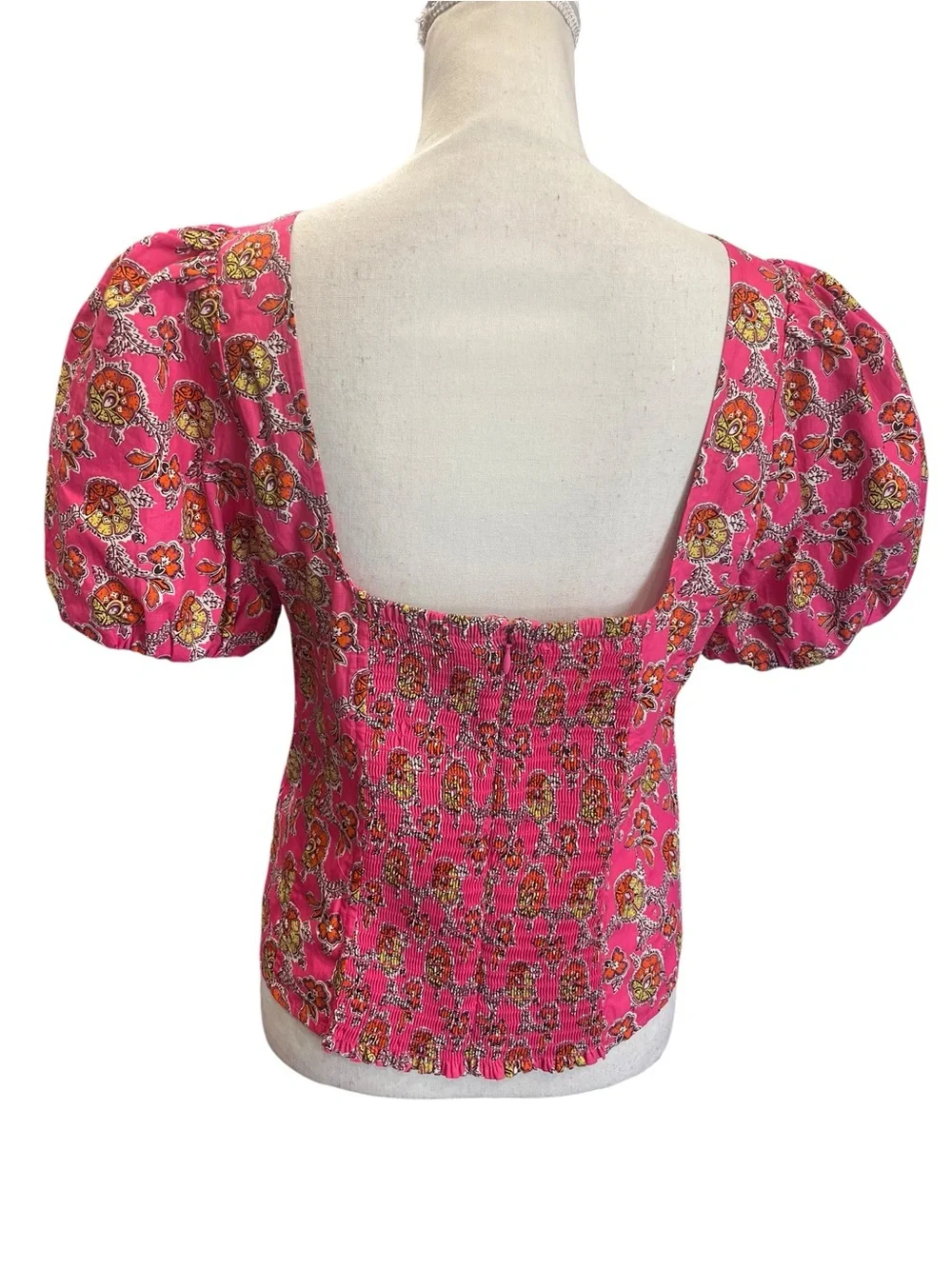 J.Crew Collection Re-Imagined Italian Fabric Puff Sleeve Top NWT Size 10